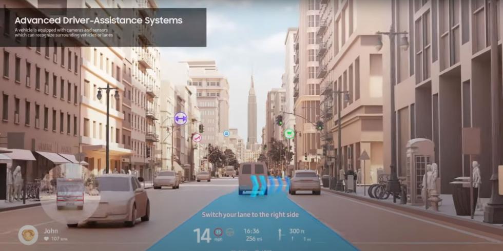 Από άλλον πλανήτη το head up display της Samsung 